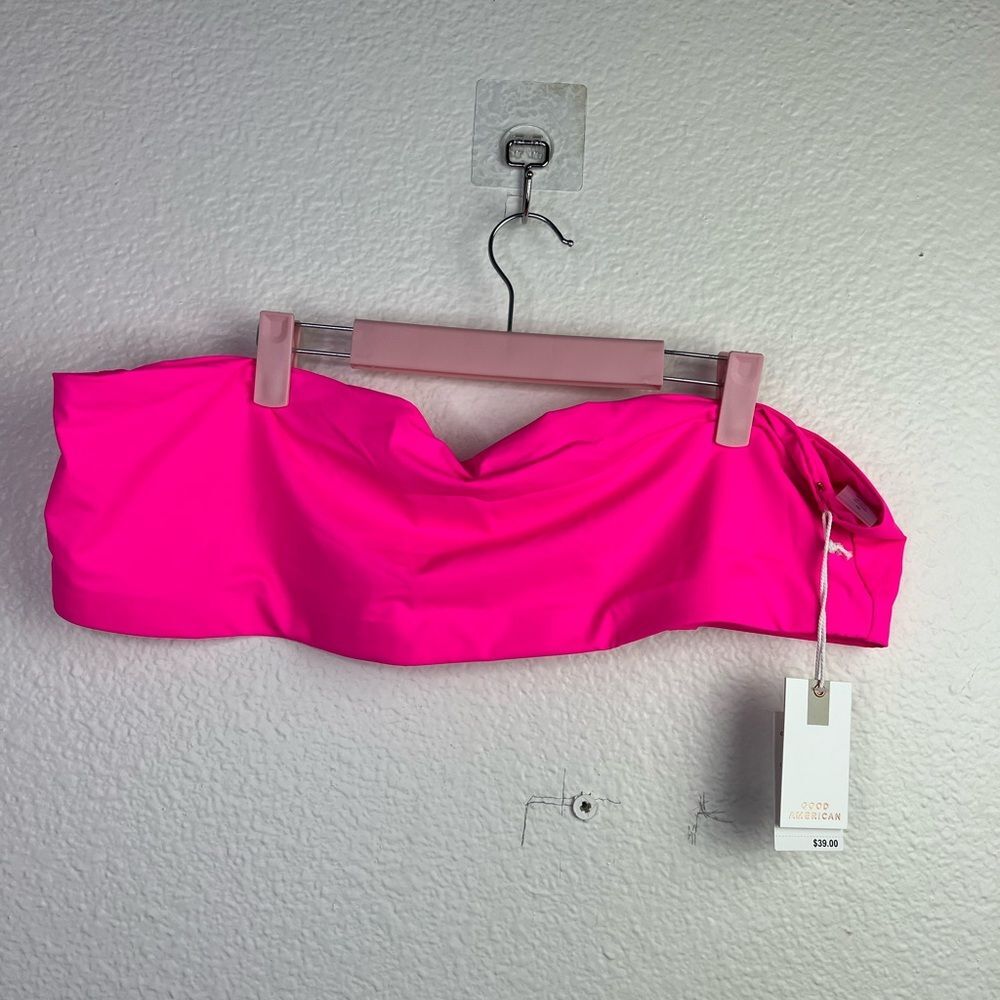 Good American barbie pink swim top band size 7 (4XL)